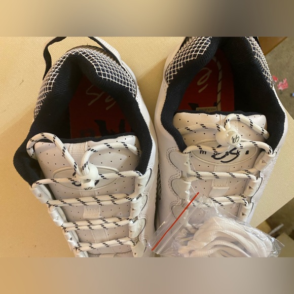 Es Chad Muska Limited Re-Issue White Skate Shoes NIB - Picture 6 of 11